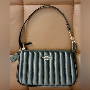Coach Nolita 19 With Linear Quilting Wristlet Clutch Shoulder Bag